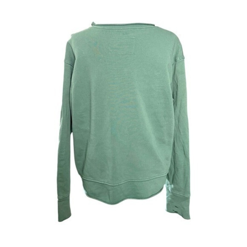 Frank & Eileen Green James Boyfriend Crew Neck Sweatshirt L Minimalist Elevated - Picture 4 of 11